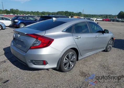 2018 Honda Civic Ex-L из США, поврежденный, VIN 2HGFC1F71JH642625
